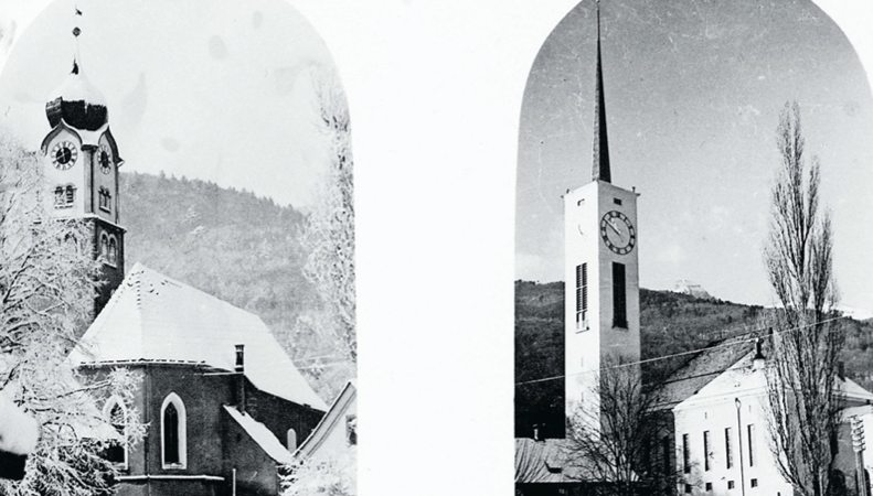 Neue Kirche mit Riesen-Turm